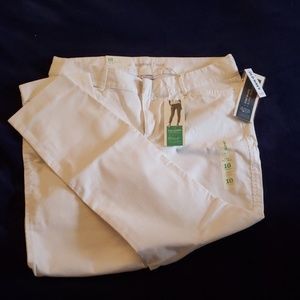 PIXIE chinos, ankle length, Old Navy. Size 10